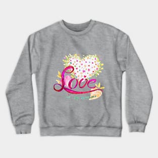 Love Crewneck Sweatshirt